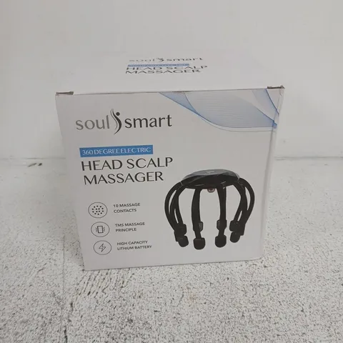 SOULSMART 360 DEGREE ELECTRIC HEAD SCALP MASSAGER – BOXED (USB CABLE & MANUAL INCLUDED)