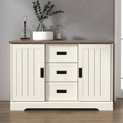BOXED ERISON 2 DOOR AND 3 DRAWER SIDEBOARD 