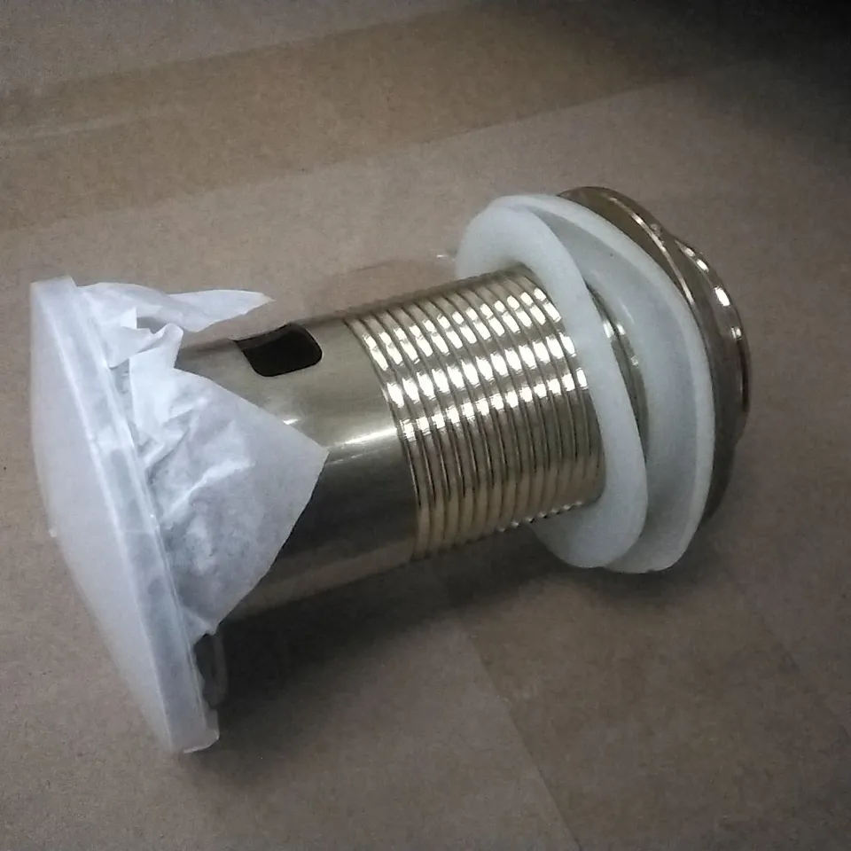 BOXED ARISSA BRUSHED BRASS SLOTTED BASIN WASTE