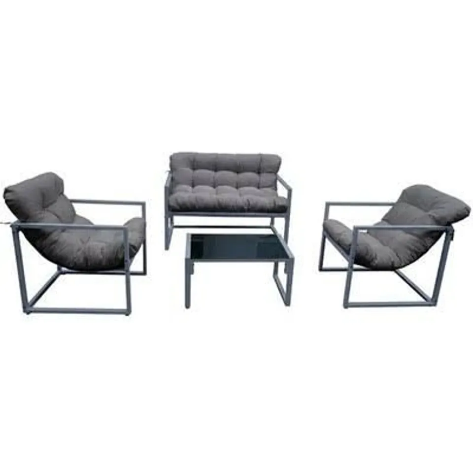 BOXED NEO GARDEN FURNITURE SET - GREY