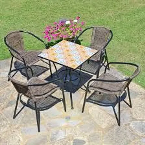 BOXED TOBAGO SQUARE 60cm TABLE (1 BOX)