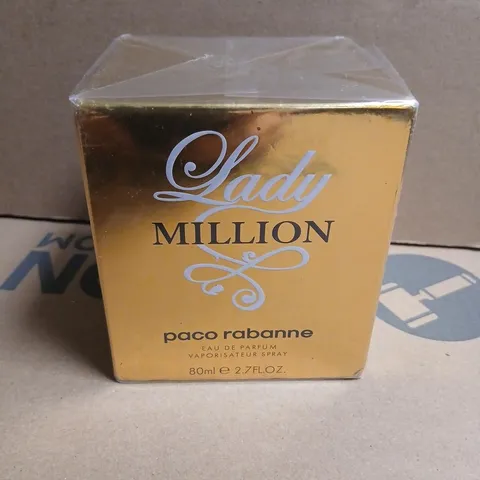 BOXED AND SEALED PACO RABANNE LADY MILLION EAU DE PARFUM 80ML