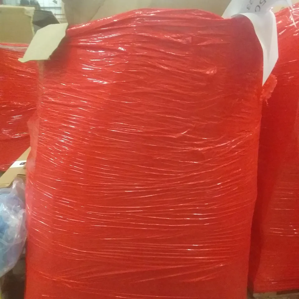 PALLET OF ASSORTED ITEMS INCLUDING SMART CEILING FAN, HONEYCOMB PLEATED BLIND, CURTAIN ROD, HEATED BLANKET