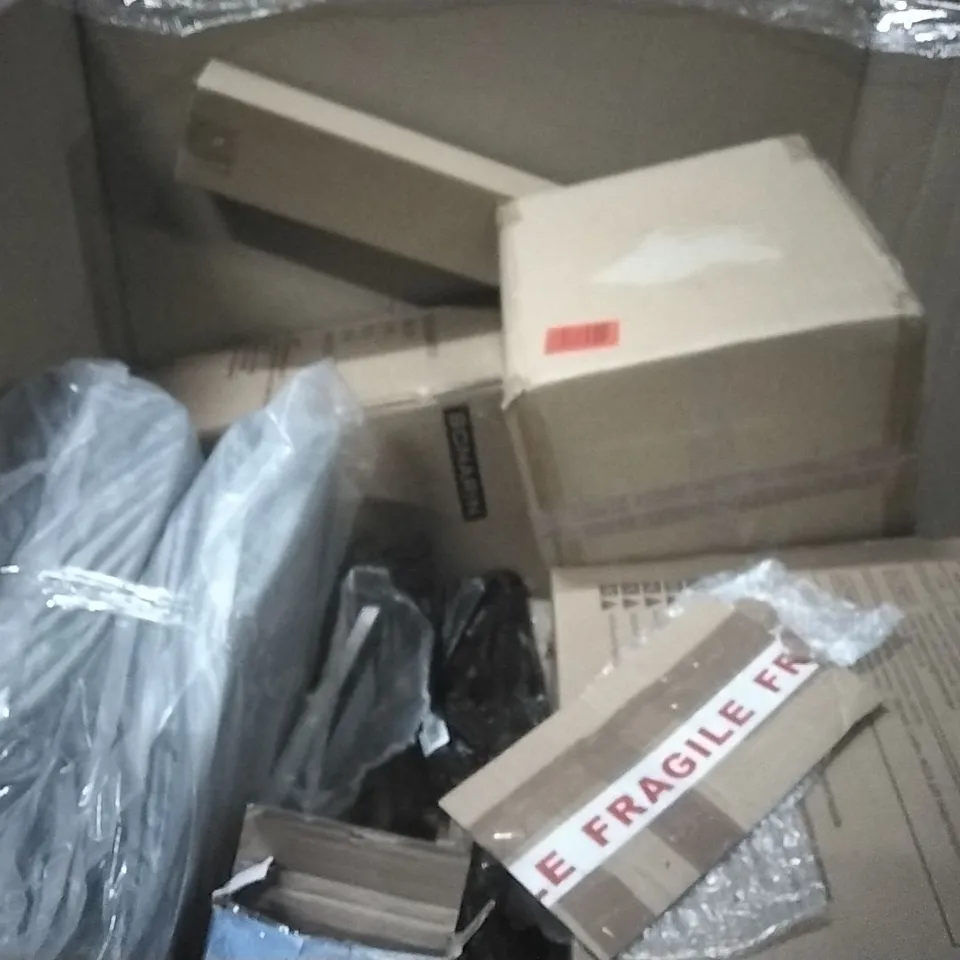 PALLET OF ASSORTED PRODUCTS AND HOUSEHOLD GOODS TO INCLUDE;DESK,BABY STROLLER,CRUTCH