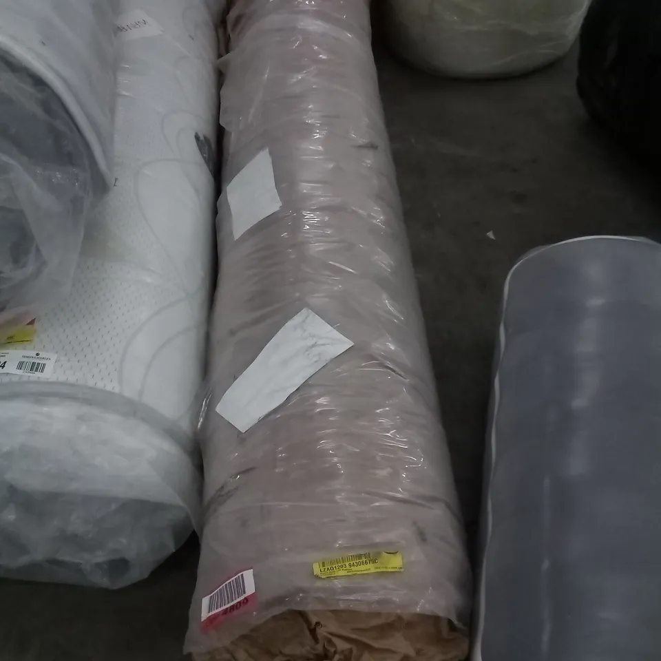 QUALITY BAGGED ROLLED BRAZOS OPEN COIL 6FT MATTRESS 