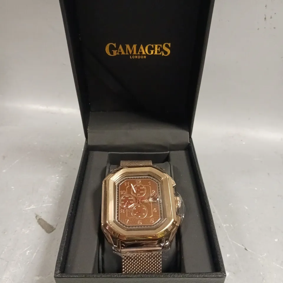 GAMAGES STATUS ROSE DIAL WATCH 