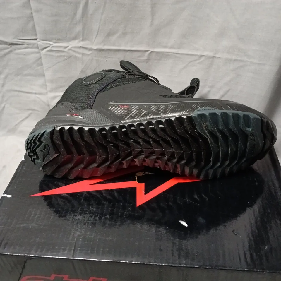 ALPINESTARS BLACK MOTORCYCLE BOOT SIZE 46