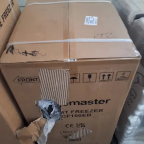 BOXED VFRIDGEMASTER 97 LITRE CHEST FREEZER - BLACK