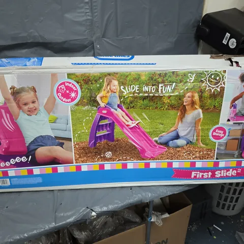 BOXED LITTLE TIKES FIRST SLIDE - PINK/PURPLE (1 BOX)