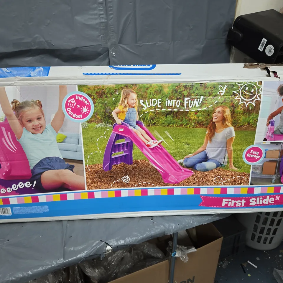 BOXED LITTLE TIKES FIRST SLIDE - PINK/PURPLE (1 BOX) RRP £46.99