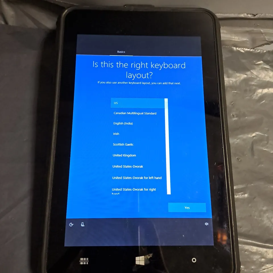 NEWLAND WINDOWS TABLET NQUIRE NQ800 2 WITH BARCODE SCANNER