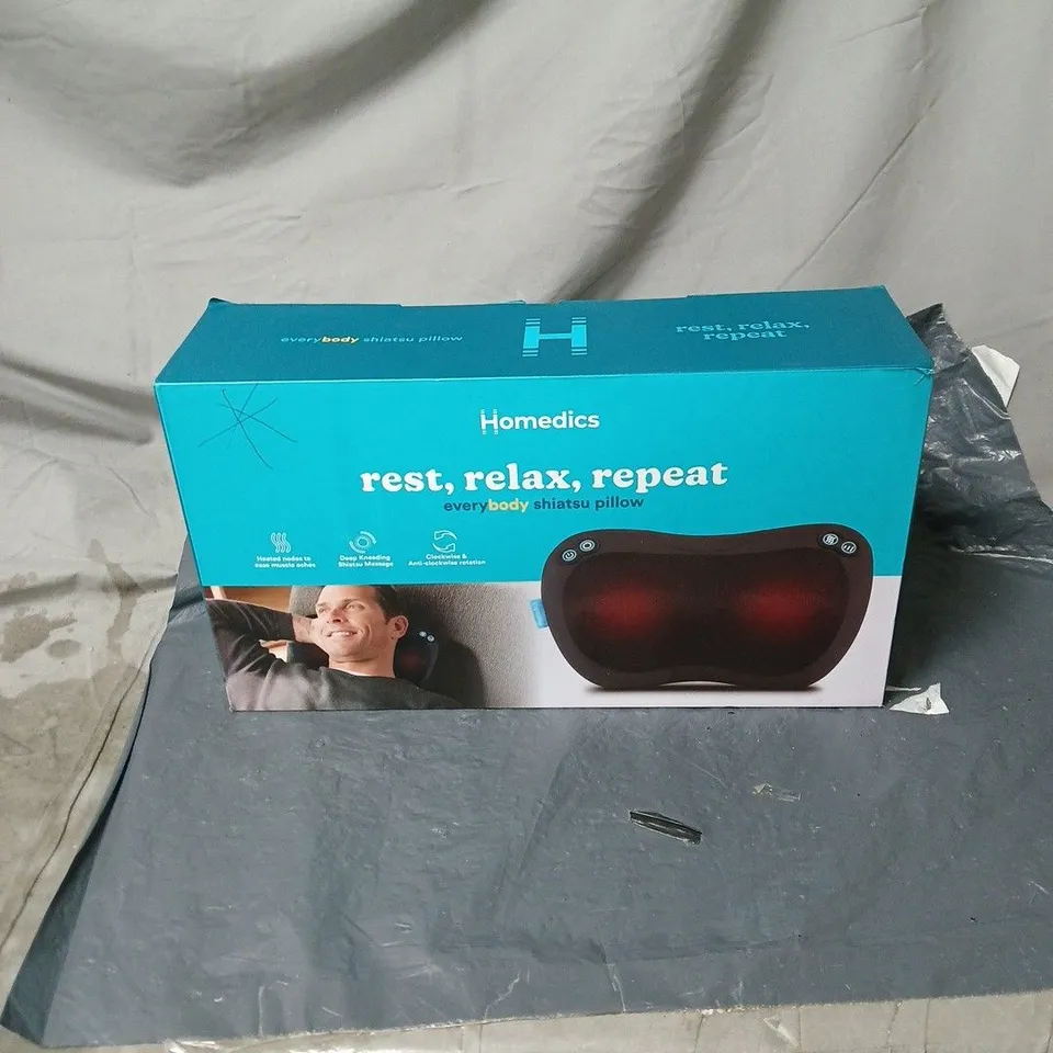 HOMEDICS SHIATSU MASSAGE PILLOW BOXED