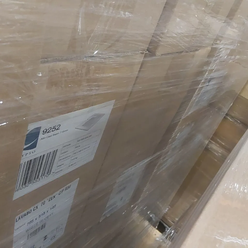 PALLET CONTAINING APPROXIMATELY 19x CALYPSO BASINS