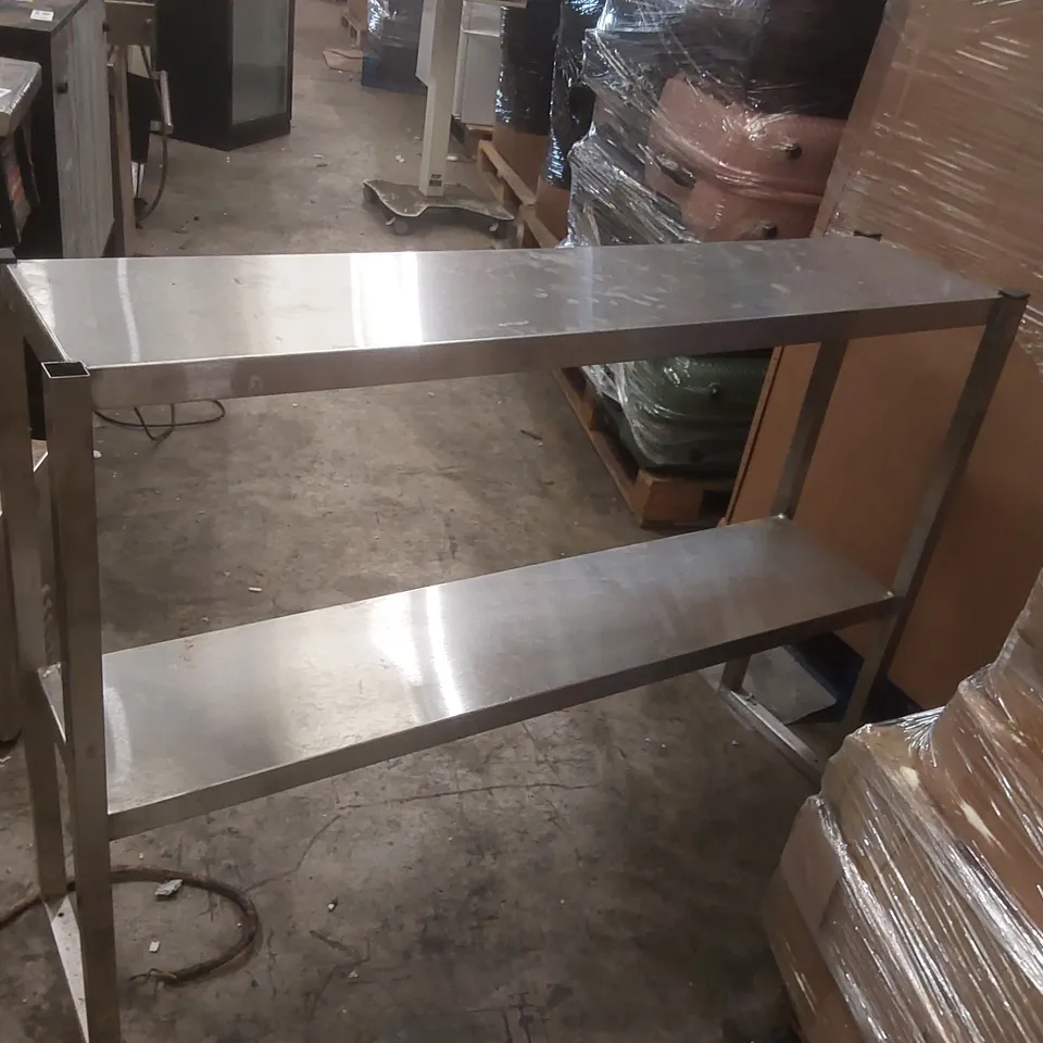 STAINLESS STEEL COMMERCIAL WORKTOP SHELF
