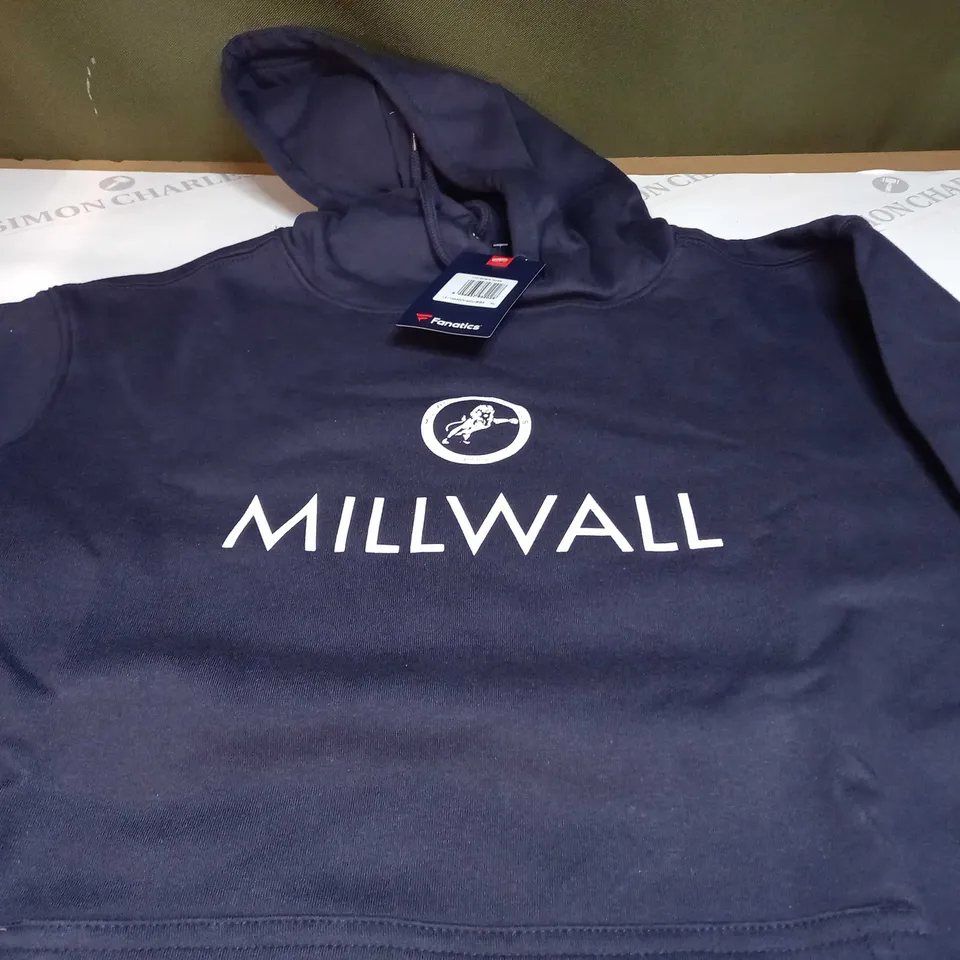MILLWALL LOGO HOODIE - NAVY - XL