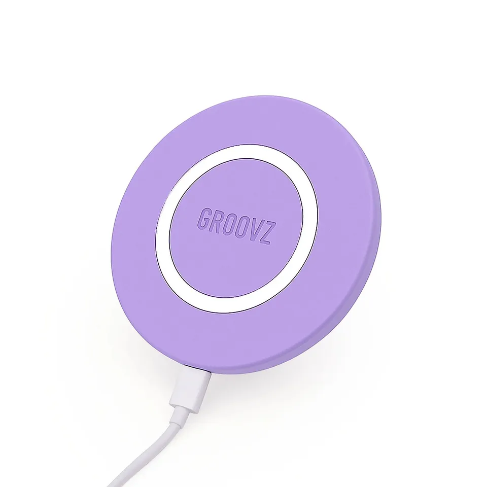 GROOVZ 15W WIRELESS CHARGING PAD - LAVENDER