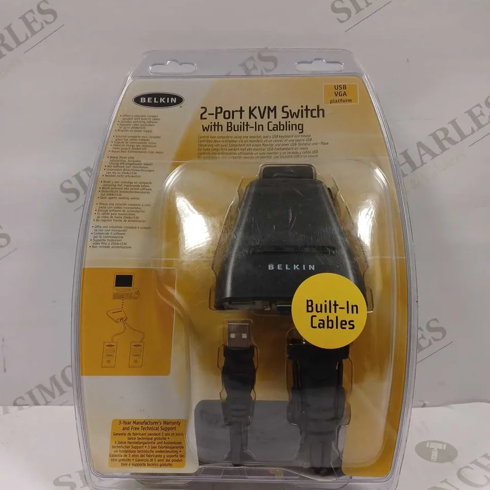 BELKIN 2-PORT KVM SWITCH 