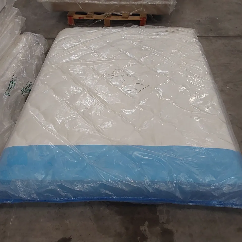 BAGGED DESIGNER KING SIZE 150cm AIRSPRUNG LUXURY QUILTED MEDIUM MATTRESS RRP £259