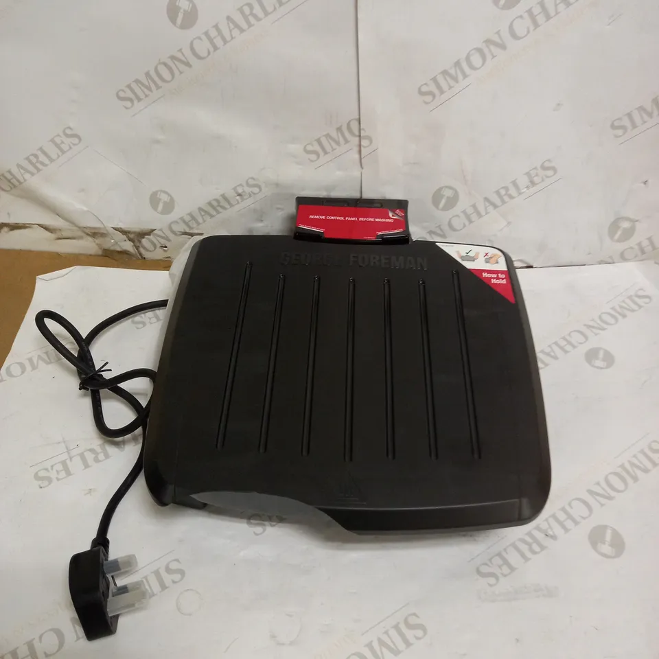 GEORGE FOREMAN 28310 IMMERSA FAMILY ELECTRIC GRILL