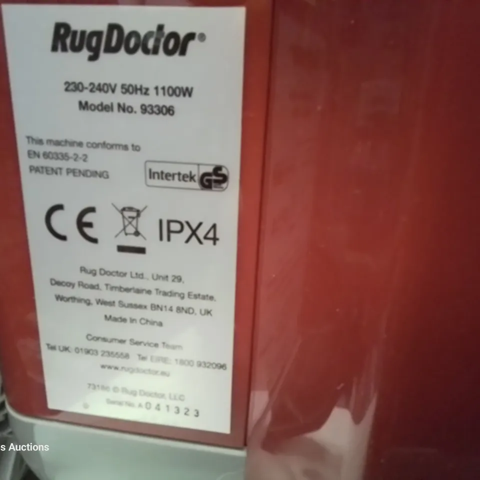 BOXED RUG DOCTOR PORTABLE SPOT CLEANER