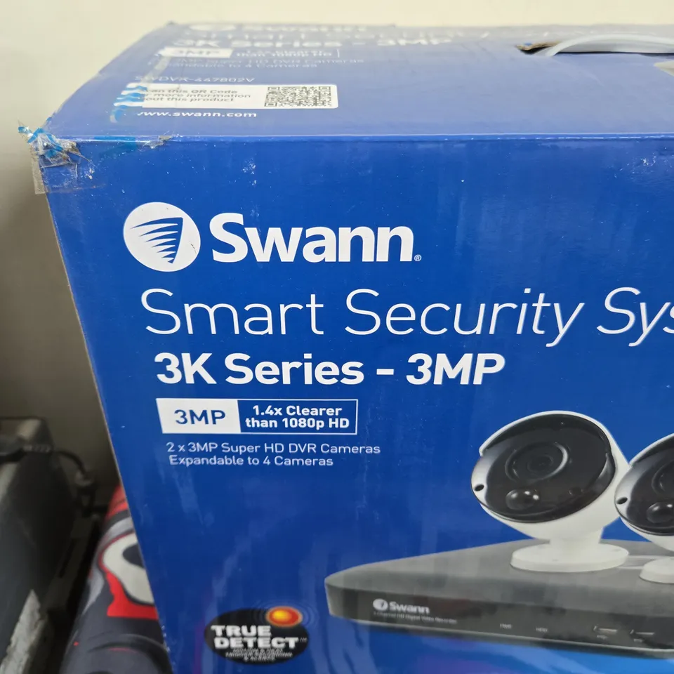 SWANN SMART SECURITY SYSTEM 3K SERIES – 3MP (2 CAMERAS) BOXED