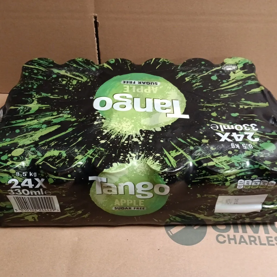 TANGO APPLE SUGAR FREE – 24 X 330ML CASE