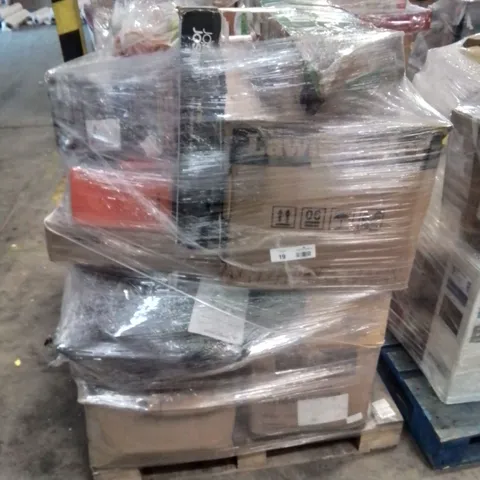 PALLET OF APPROXIMATELY 18 UNPROCESSED RAW RETURN HOUSEHOLD AND ELECTRICAL GOODS TO INCLUDE;