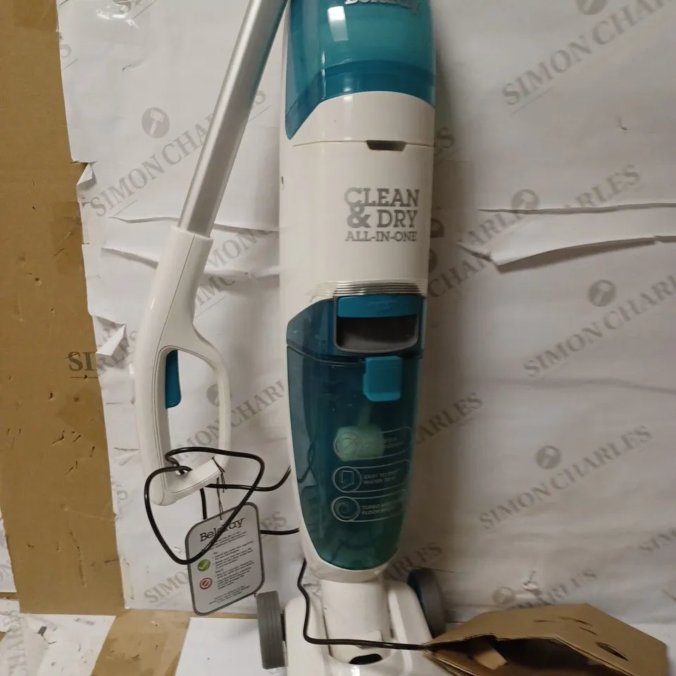 BELDRAY CLEAN & DRY CORDLESS HARD VACUUM CLEANER - COLLECTION ONLY 