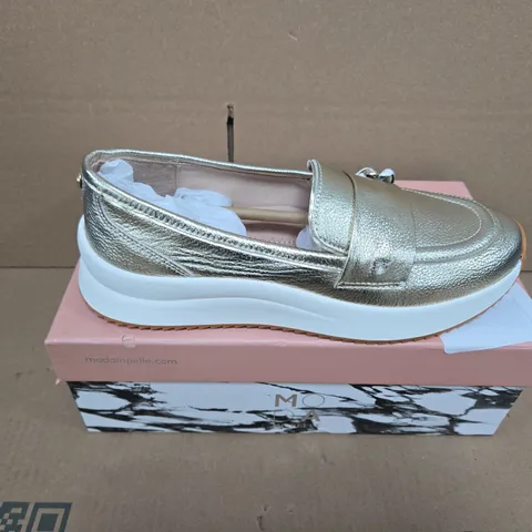 MODA IN PELLE SORRENTO LOAFER SOFT GOLD SIZE 8