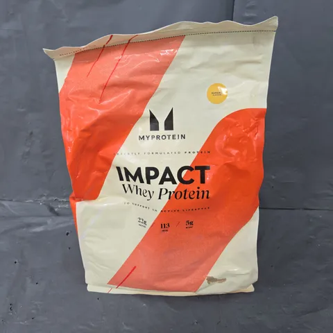 MYPROTEIN IMPACT WHEY PROTEIN 2.5KG BANANA FLAVOUR 