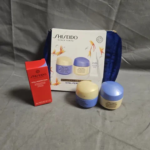 SHISEIDO VITAL PERFECTION LIFT, FIRM & BRIGHTEN ROUTINE SKINCARE SET