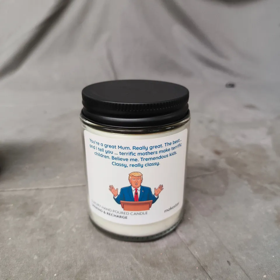 MAKESTER LUXURY HAND POURED CANDLE – 100% SOY WAX, CARTOON LABEL