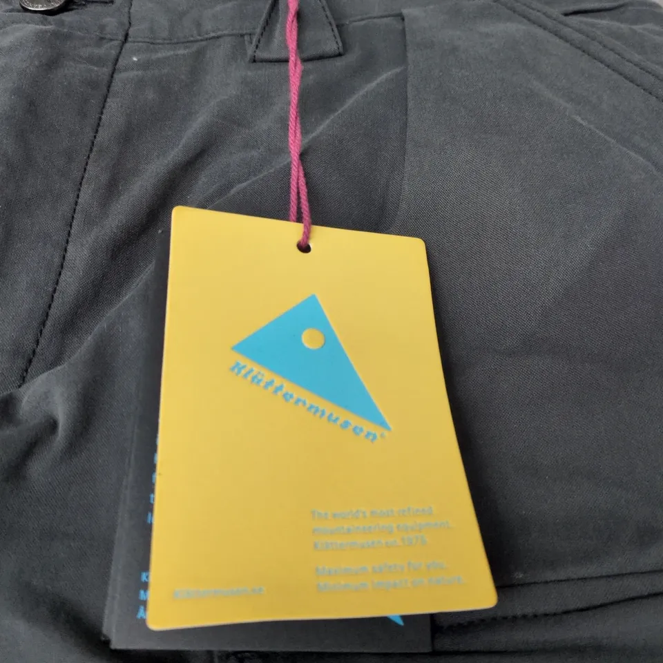 KLATTERMUSEN GRIMNER PANTS MEDIUM RAVEN WITH TAGS