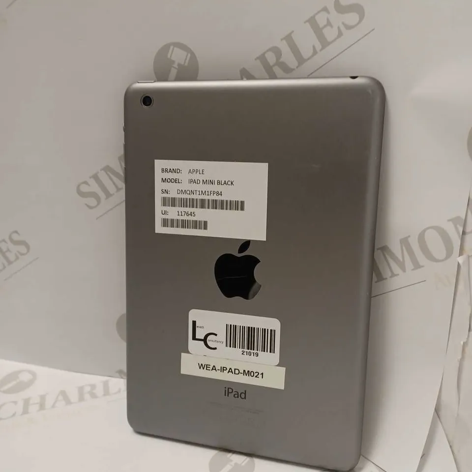 APPLE BLACK MINI IPAD DMQNT1M1FP84