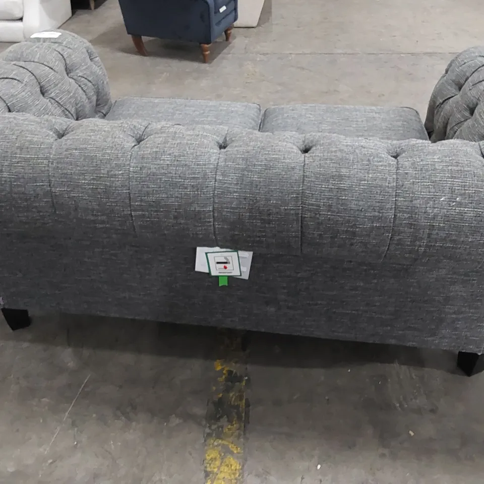 DESIGNER HAMSTEAD SOFA IN CHARCOAL GREY FABRIC