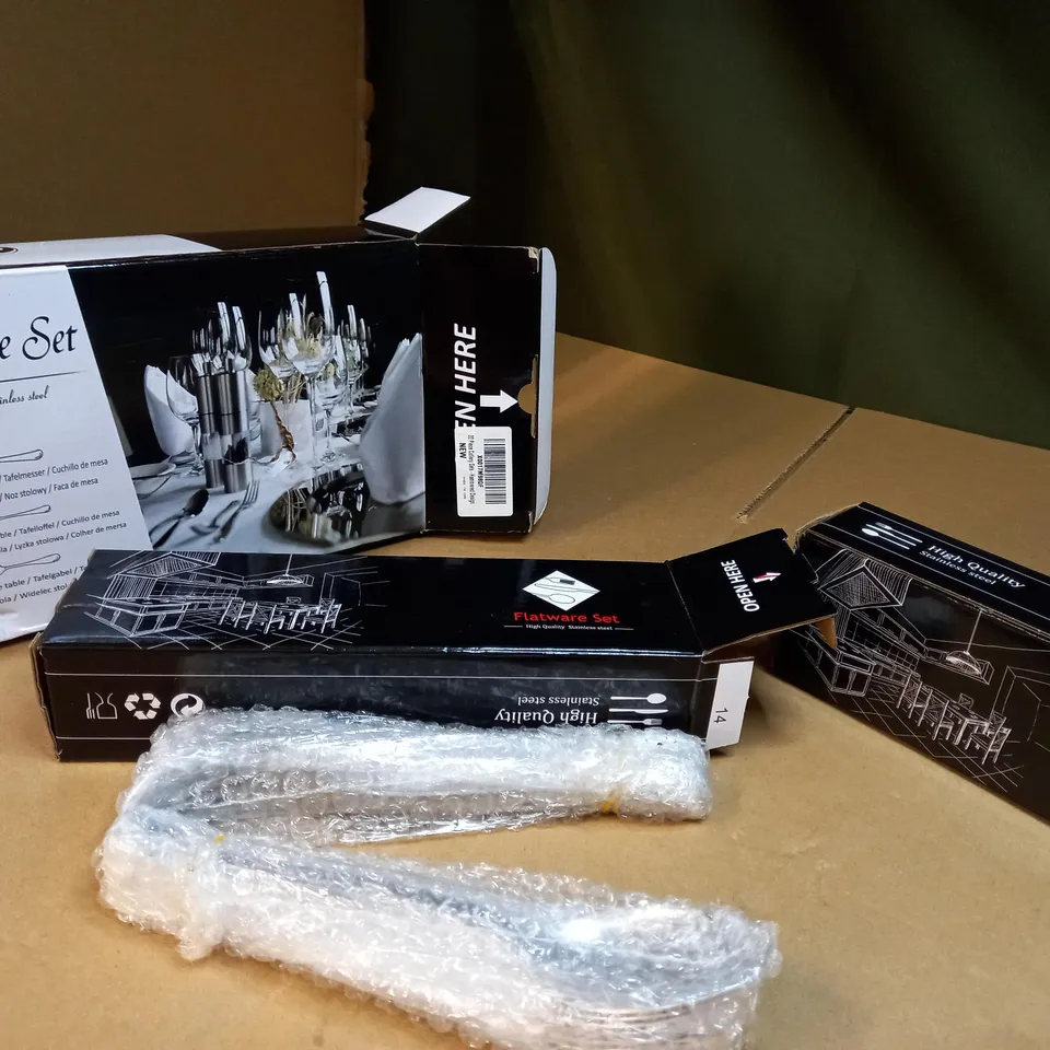 BOXED FLATWARE HIGH QUALITY STEEL CUTLERY SET