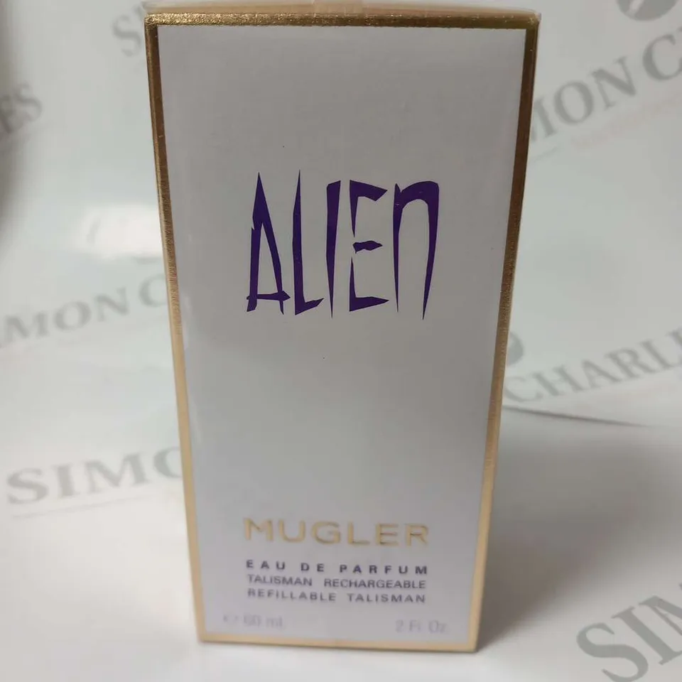 BOXED AND SEALED ALIEN MUGLER EAU DE PARFUM REFILLABLE TALISMAN 60ML