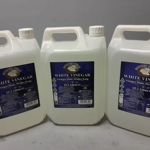 3 5L BOTTLES OF GOLDEN SWAN WHITE VINEGAR - COLLECTION ONLY