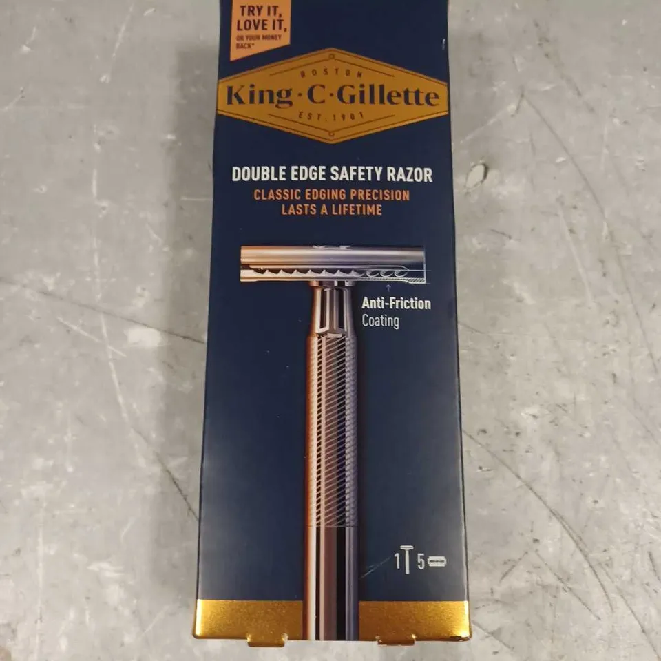 SEALED KING C GILLETTE DOUBLE EDGE SAFETY RAZOR