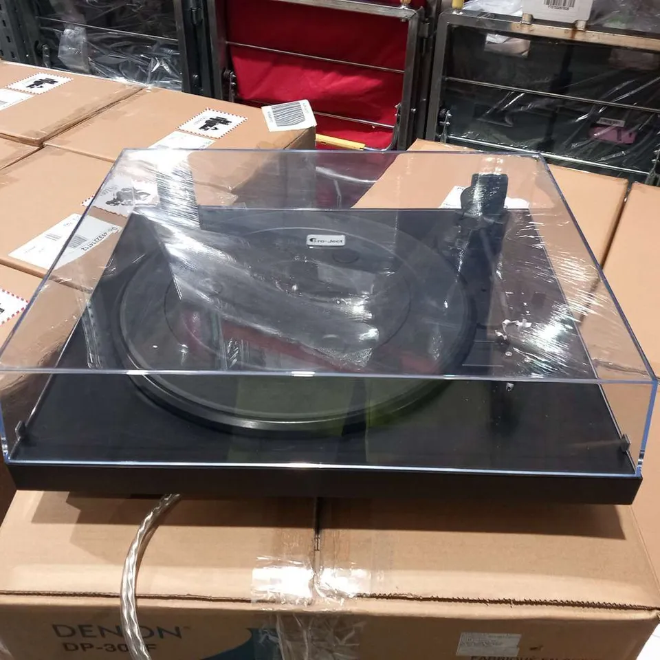 PROJECT A1 BLACK TURNTABLE