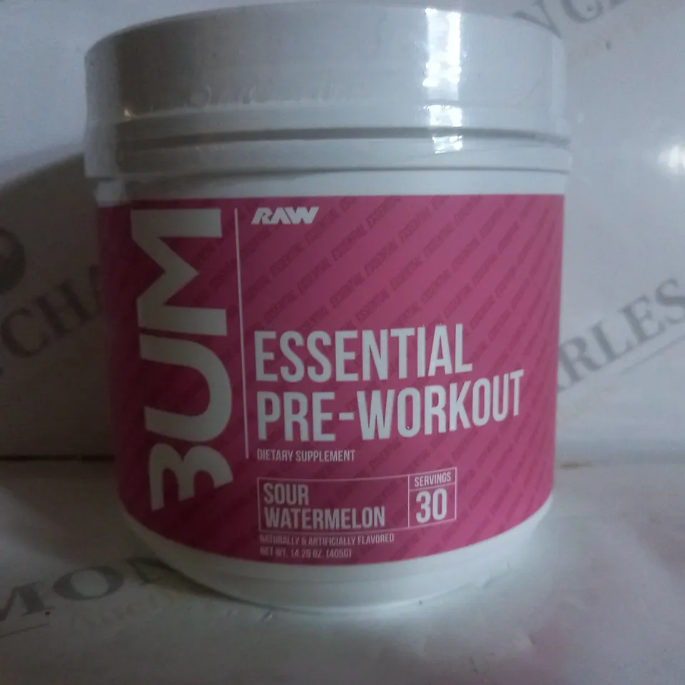 RAW NUTRITION CBUM ESSENTIAL PRE-WORKOUT 405G - SOUR WATERMELON