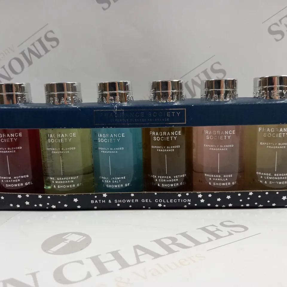 M&S FRAGRANCE SOCIETY BATH & SHOWER GEL COLLECTION X6 PIECES 