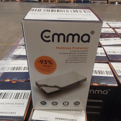 BRAND NEW BOXED EMMA SMART SLEEVE 150X200 MATTRESS PROTECTOR