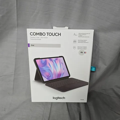 BOXED LOGITECH COMBO TOUCH IPAD CASE (FRENCH LAYOUT)