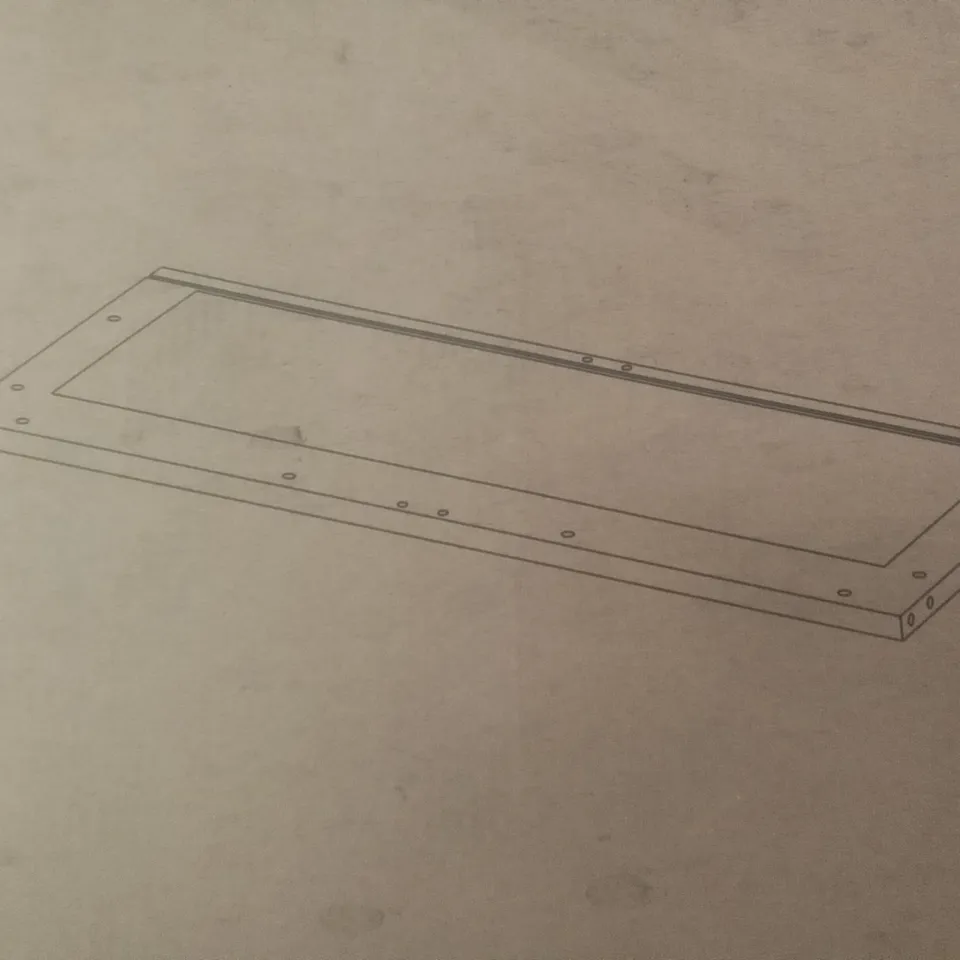 BOXED GOODHOME CARAWAY 80CM INTEGRATED WALL CABINET LIGHT