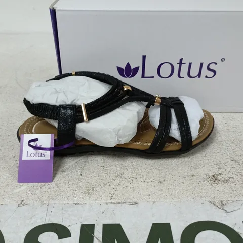 BOXED PAIR OF LOTUS DOMENICA SHOES IN BLACK - UK 4