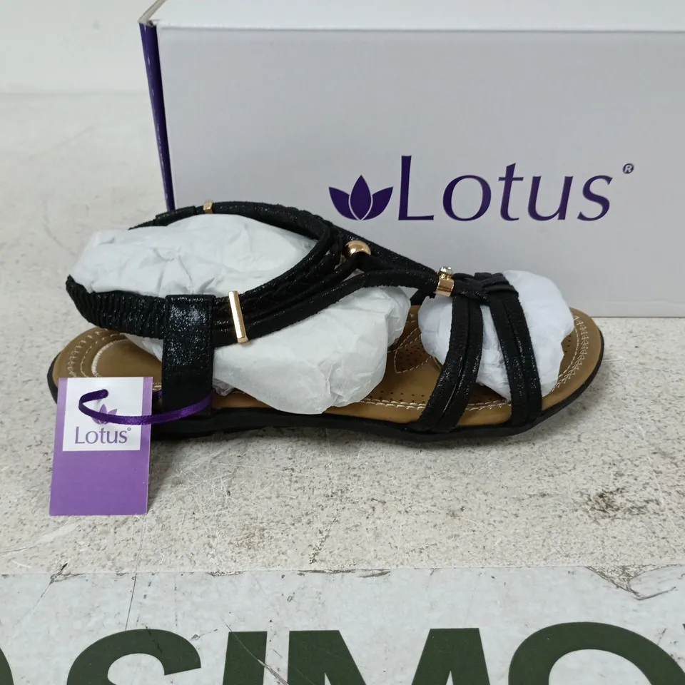 BOXED PAIR OF LOTUS DOMENICA SHOES IN BLACK - UK 4