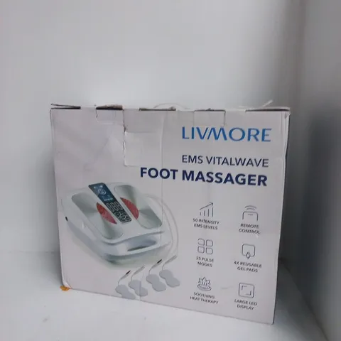 LIVMORE EMS VITALWAVE FOOT MASSAGER (AST-300L) β BOXED