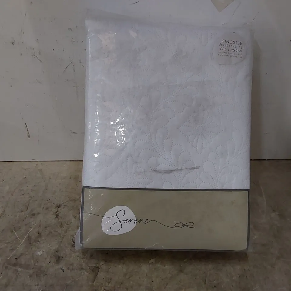 WRAPPED TULLU DUVET KING SIZE COVER SET (DUVET COVER & 2 PILLOW CASES) (1 ITEM)