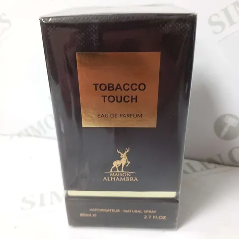 BOXED AND SEALED TOBACCO TOUCH EAU DE PARFUM MAISON ALHAMBRA EAU DE PARFUM 80ML